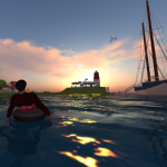 Sunset in EVA Park